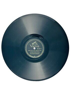 Benny Goodman Dont Be That Way / One OClock Jump 10in Shellac 78 Victor 25792